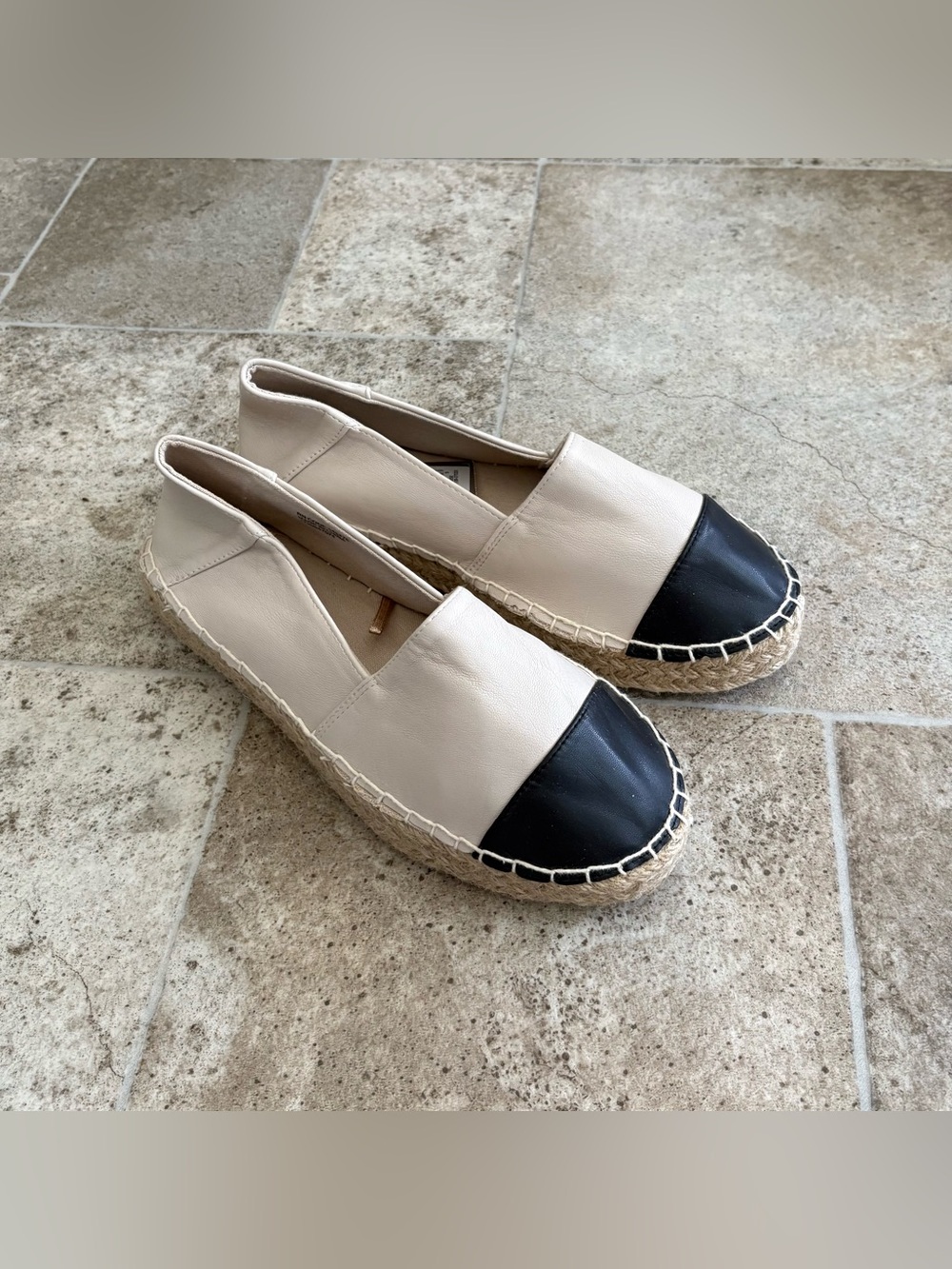 Primark brand new. Women’s bi-color Espadrille Slip-Ons faux leather style.